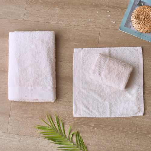 Epitex Pure Bamboo Towel Set (3 pcs) | Face Towel + Hand Towel + Bath Towel