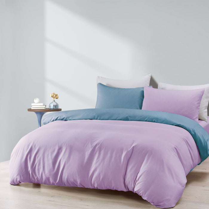 Epinova Silkysoft 980TC Microfiber Bedsheet | Bedset (Light Purple)