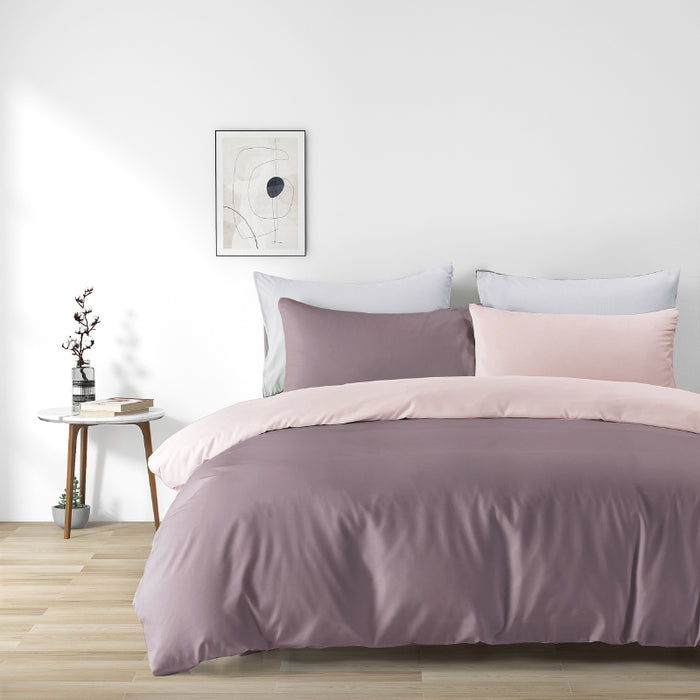 Epinova Silkysoft 980TC Microfiber Bedsheet | Bedset (Dove Mauve)