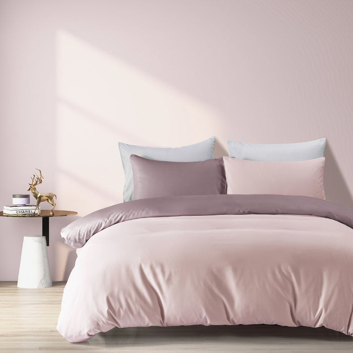 Epinova Silkysoft 980TC Microfiber Bedsheet | Bedset (Hushed Lilac)