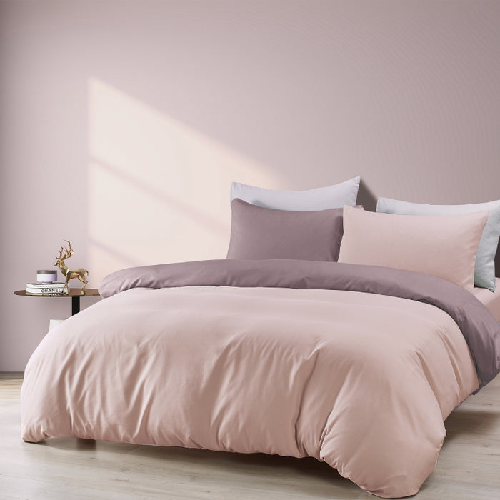 Epinova Silkysoft 980TC Microfiber Bedsheet | Bedset (Hushed Lilac)