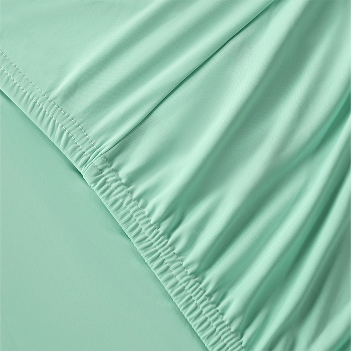 Epitex Softicool Collection 1600TC Bedsheet Set (Green Breeze) | Fitted Sheet Set