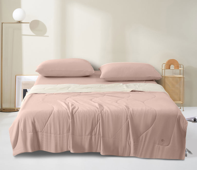 Epitex Softicool Collection 1600TC Bedsheet Set (Nude) | Fitted Sheet Set