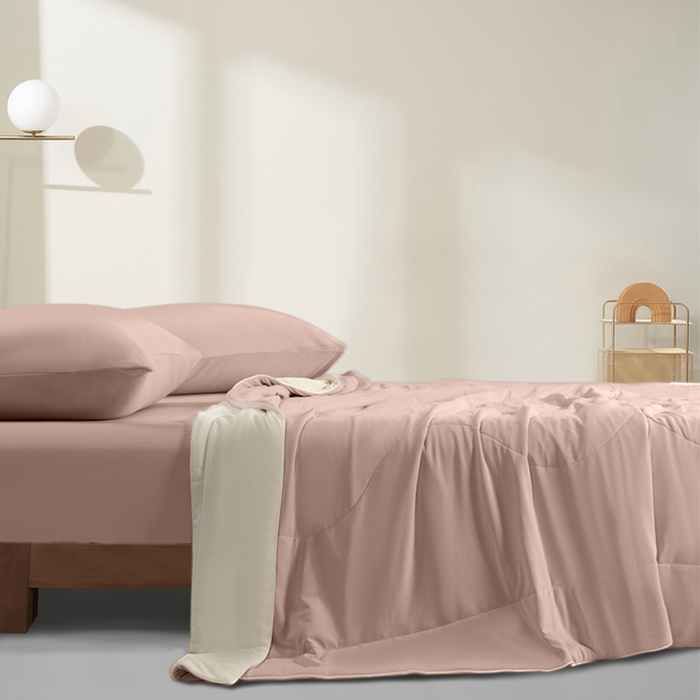 Epitex Softicool Collection 1600TC Bedsheet Set (Nude) | Fitted Sheet Set