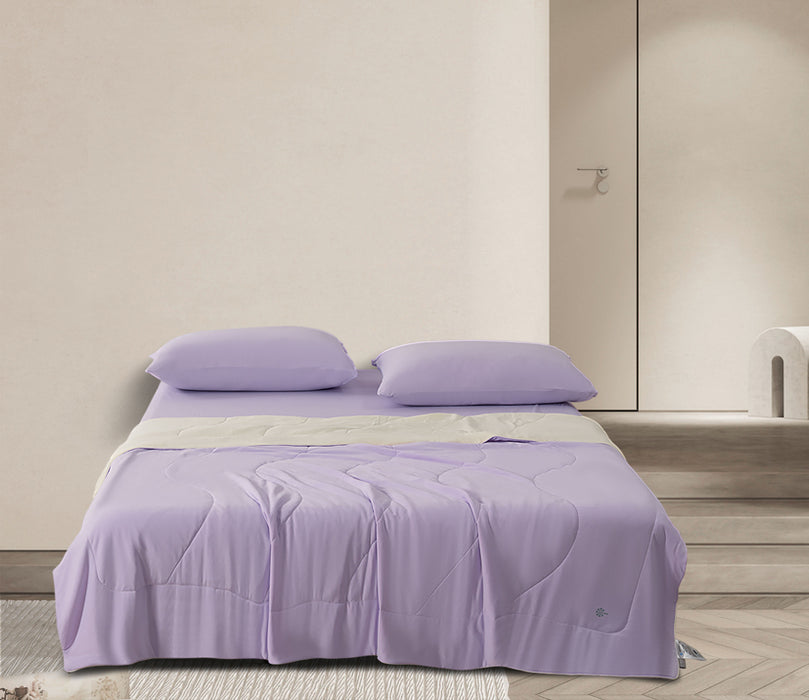 Epitex Softicool Collection 1600TC Bedsheet Set (Lavender) | Fitted Sheet Set