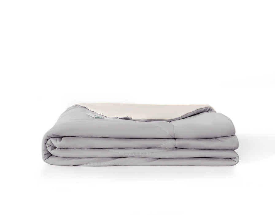 Epitex Softicool Icecool Collection Reversible Blanket (Soft Grey) - Single | Queen