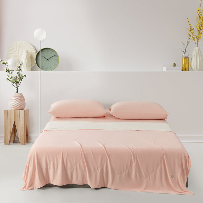 Epitex Softicool Glacia Collection Reversible Blanket (Nude) - Single | Queen