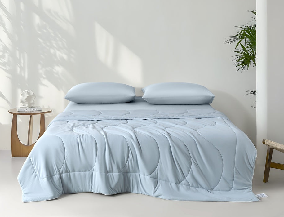 EPITEX SOFTICOOL ICECOOL COLLECTION QUEEN BLANKET (HAZE BLUE)