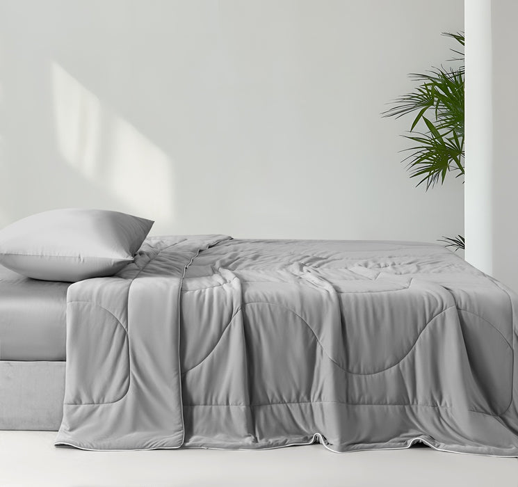 EPITEX SOFTICOOL ICECOOL COLLECTION QUEEN BLANKET (COOL GREY)