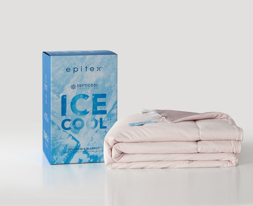 EPITEX SOFTICOOL ICECOOL REVERSIBLE BLANKET (Pink Taupe)