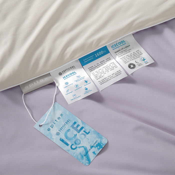 EPITEX SOFTICOOL ICECOOL REVERSIBLE BLANKET (Tint Violet)