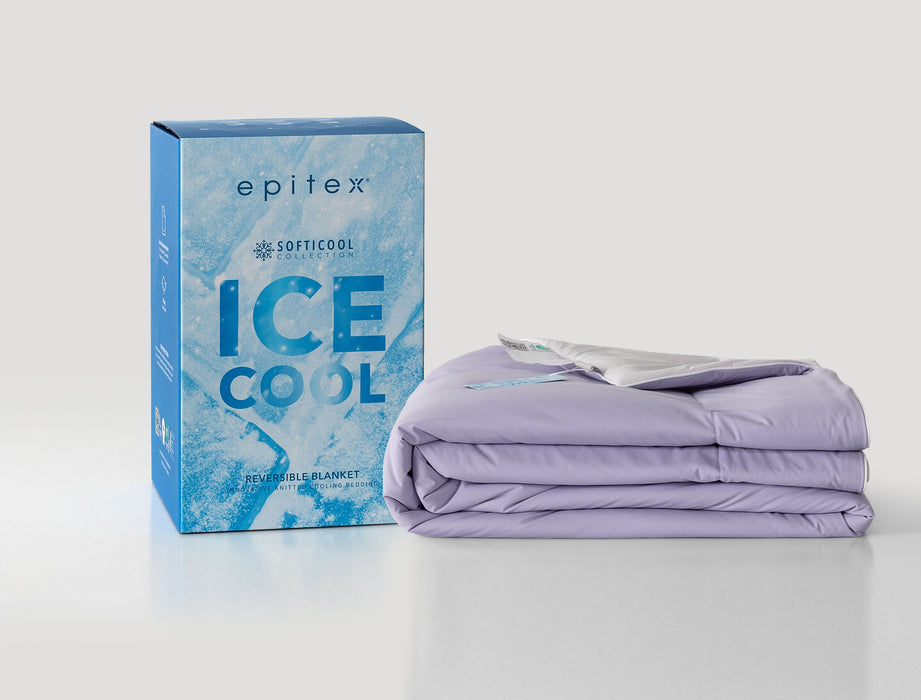 EPITEX SOFTICOOL ICECOOL REVERSIBLE BLANKET (Dusty Lilac)