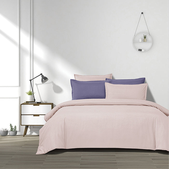 Epitex Silkysoft 980TC Bedsheet | Fitted sheet Set | Bedset (Light Earth / Lavender)