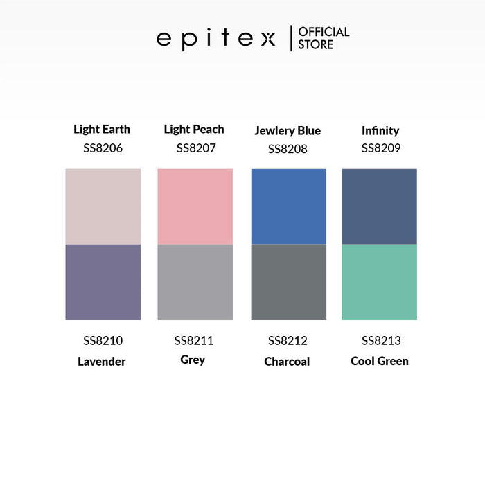 Epitex Silkysoft 980TC Bedsheet | Fitted sheet Set | Bedset (Jewlery Blue / Charcoal)