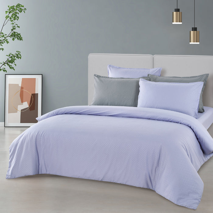 Epitex Silkysoft 980TC Bedsheet | Fitted sheet Set | Bedset (SS8175 - Light Purple)