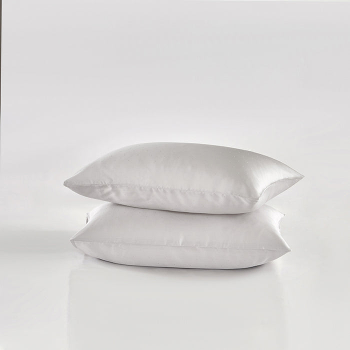 100% Tencel Dobby 1600TC Fitted Sheet Set | Bedset (Vapour Grey)