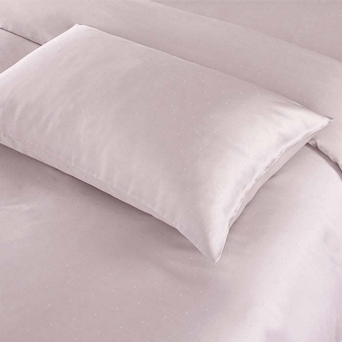 100% Tencel Dobby 1600TC Fitted Sheet Set | Bedset (Rose Taupe)