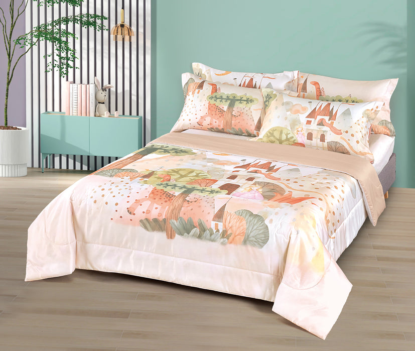 EPITEX WHIMSY ARTE 1200TC Bedsheet | Fitted Sheet Set (WH675 Princess)