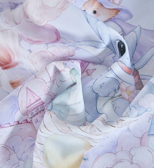 EPITEX WHIMSY ARTE 1200TC Bedsheet | Fitted Sheet Set (WH685 Fanatics World)
