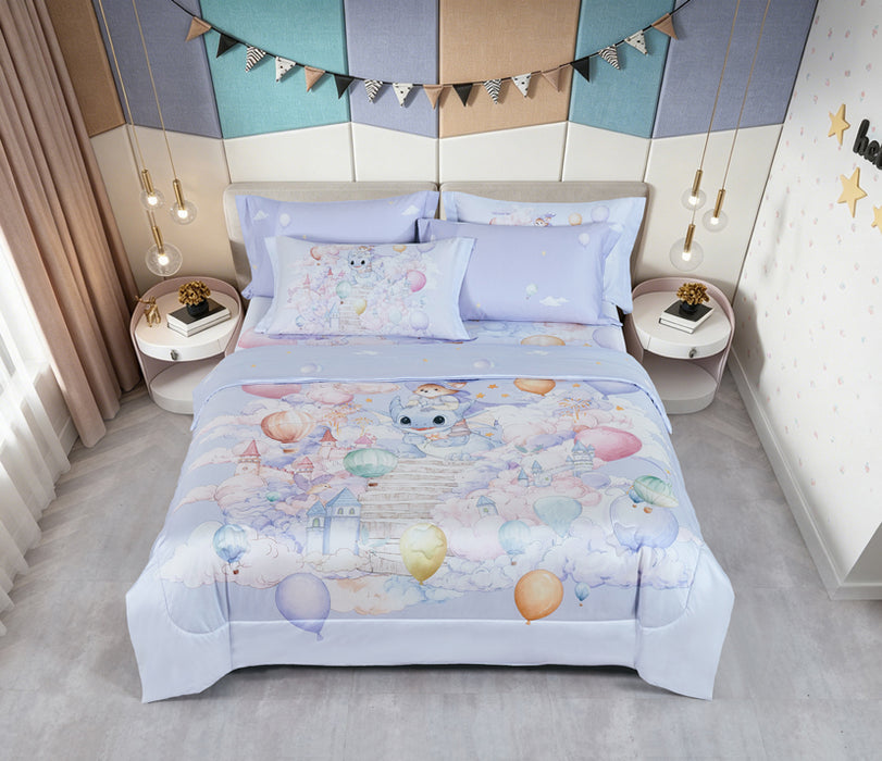 EPITEX WHIMSY ARTE 1200TC Bedsheet | Fitted Sheet Set (WH685 Fanatics World)