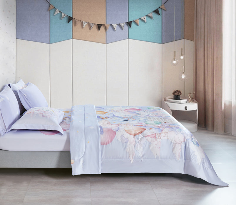 EPITEX WHIMSY ARTE 1200TC Bedsheet | Fitted Sheet Set (WH685 Fanatics World)