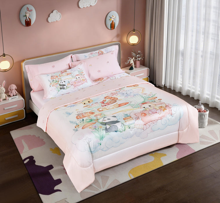EPITEX WHIMSY ARTE 1200TC Bedsheet | Fitted Sheet Set (WH687 Tea Time)