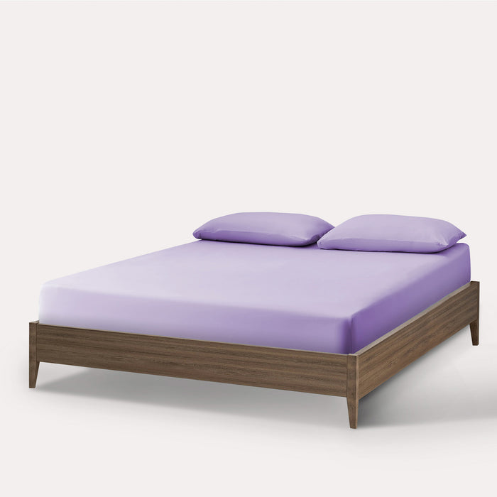 Epitex Softicool Collection 1600TC Bedsheet Set (French Lilac) | Fitted Sheet Set