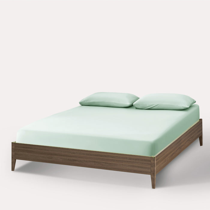 Epitex Softicool Collection 1600TC Bedsheet Set (Snow Mint) | Fitted Sheet Set