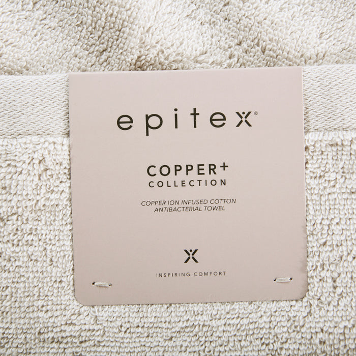 Epitex Copper+ Cotton Towel | Face Towel | Hand Towel | Bath Towel | Light Khaki