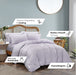 Bamboo Collection 1200TC Pale Lilac Fitted Sheet Set | Bedset - Epitex