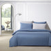 100% Cotton 1200TC Dobby Blue Dawn Fitted Sheet Set | Bedset - Epitex