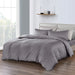 Pure Cotton 980TC Dim Grey Fitted Sheet Set | Bedset - Epitex