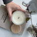 Epitex Soy Wood Wick Candle | Glass Jar with wooden lid - Epitex