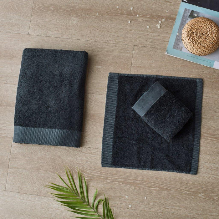 Pure Bamboo Towel | Face Towel | Hand Towel | Bath Towel | Iron Grey - Epitex