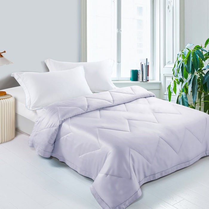 Epitex Pureluxe Blanket | Comforter | Duvet | Cooling | Soft | Lilac Grey