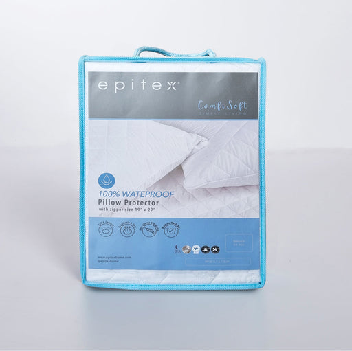Epitex Quilted Waterproof Padded Pillow | Bolster Protector - Epitex