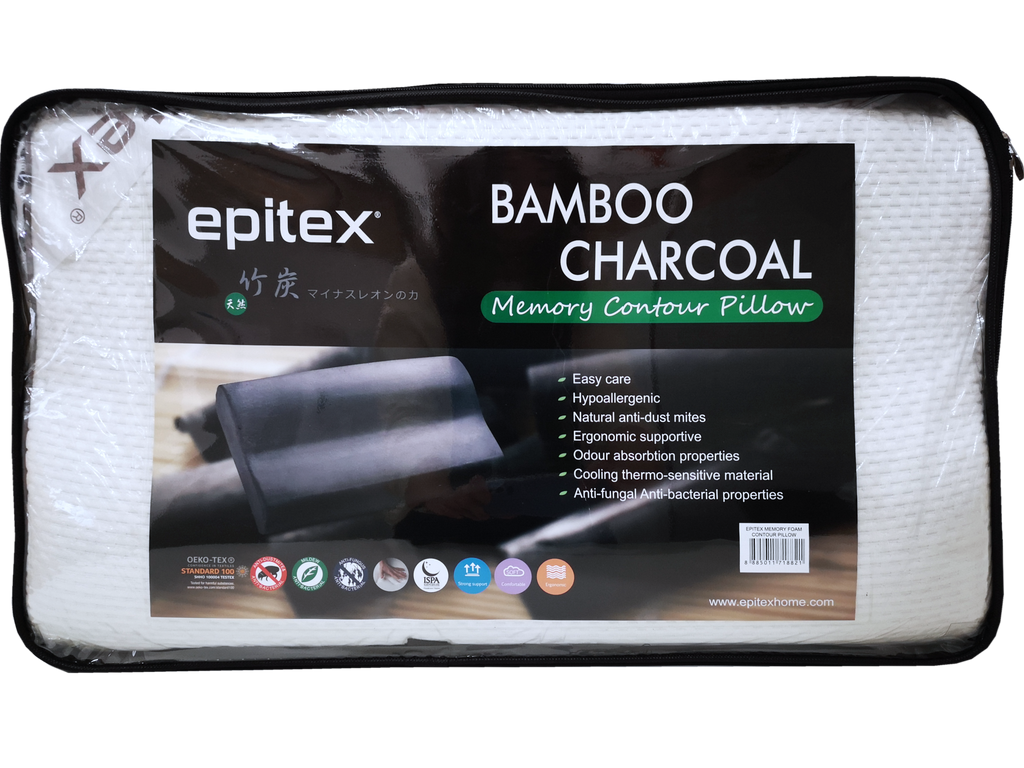 Epitex Tencel Bamboo Charcoal Memory Classic | Contour Pillow