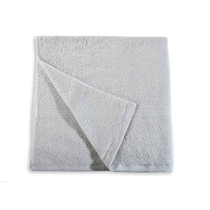 Epitex Anti Bacterial 100% Cotton Copper Towel | Hand Towel | Bath Towel | Light Grey