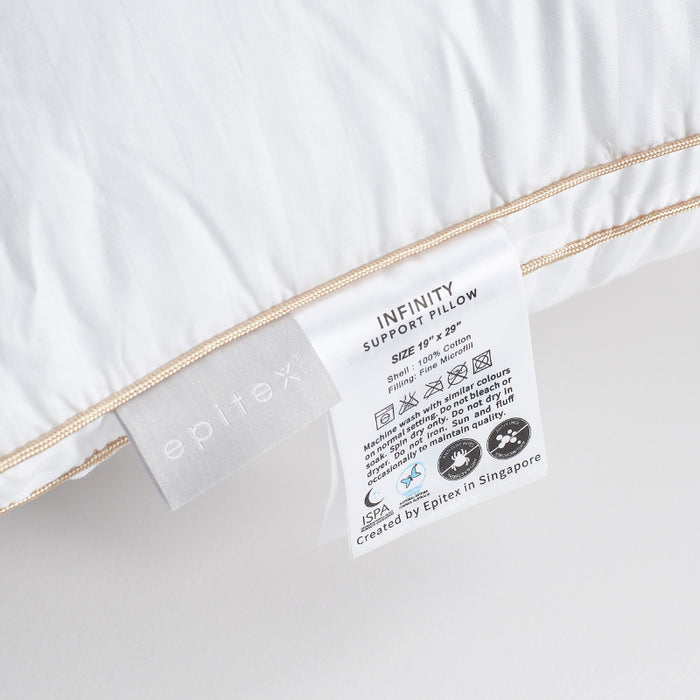 (New Arrival) Epitex Infinity Support Pillow | Medium Firm Pillow | Adult Pillow